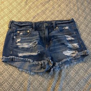 American Eagle Ripped Jean Shorts